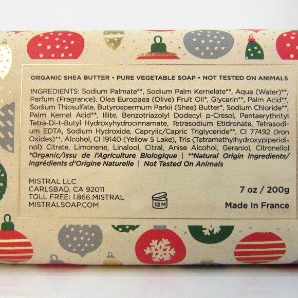 Mistral Sugar Cookie Luxury Soap Pure Vegetable Soap 7 Oz 200g Made in France - Picture 5 of 7